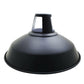Brushed color Vintage 4cm Top hole Retro Barn Light Shades Retro Modern Metal Ceiling  Pendant Easy Fit Lampshades