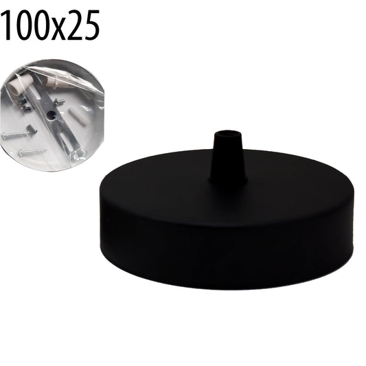 Vintage 100x25 Plain plaster ceiling rosesFor Pendant Lights