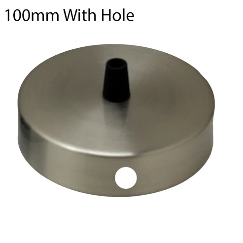 Electro plating Side Fitting 100mm Side Hole Ceiling Rose