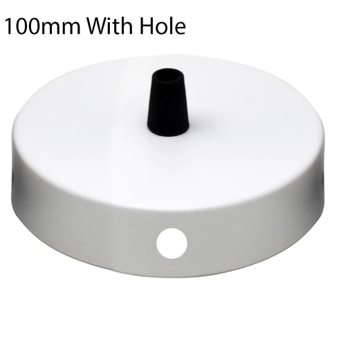 Electro plating Side Fitting 100mm Side Hole Ceiling Rose