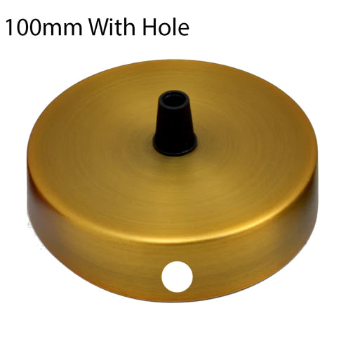 Electro plating Side Fitting 100mm Side Hole Ceiling Rose