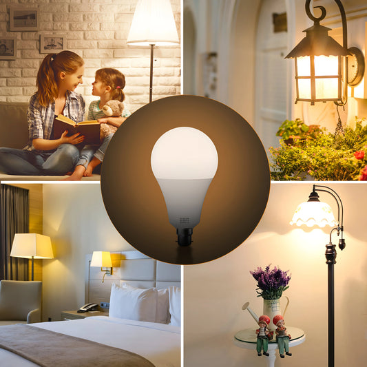 E27 15W Energy Saving Warm White LED Light Bulbs A60 E27 Screw-in non dimmable bulbs