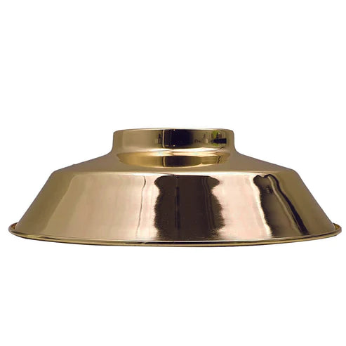 22cm Retro Electroplated Metal Bowl Lampshade – E27/B22, 7 Colours