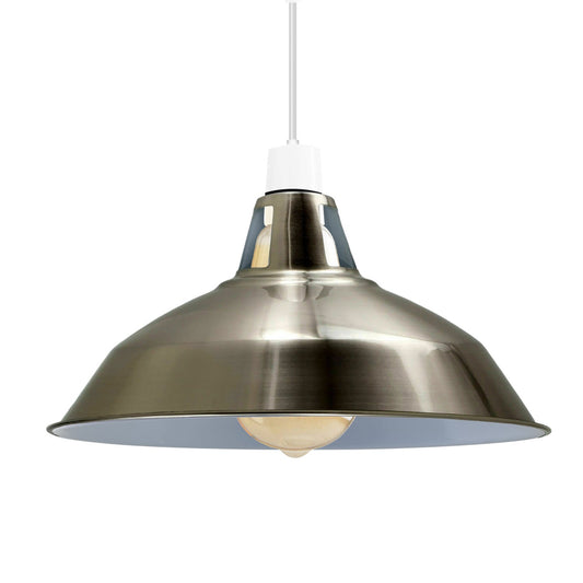 Electro Plating Modern Retro Barn Light Shades