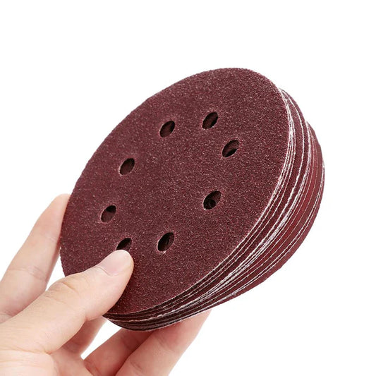 P-400 5 inch 8 Hole Sanding Discs Grind Paper Sanding Disc