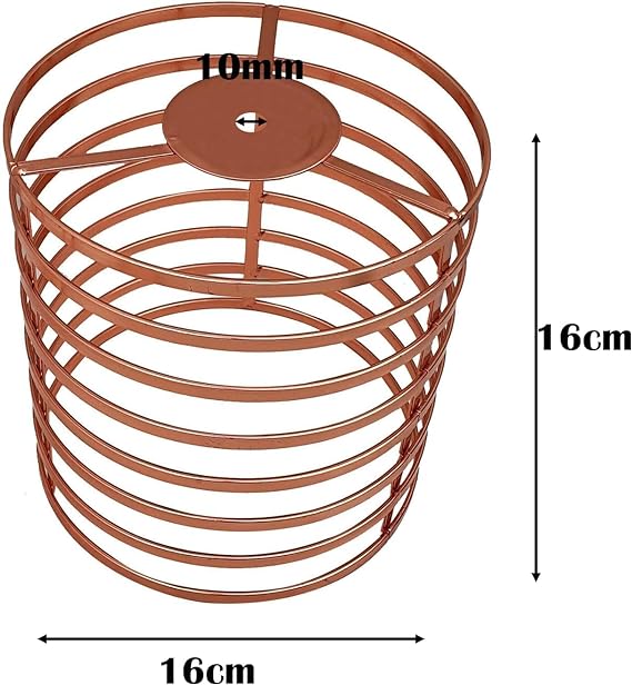 Easy Fit Pendant Light Shade Metal Cage Drum Lampshade Pendant Lamp / Ceiling