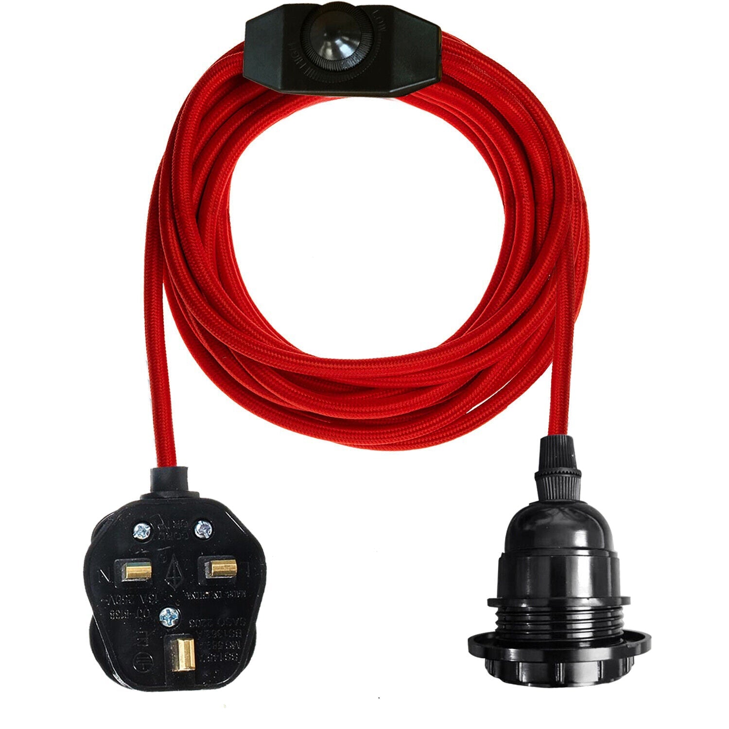 UK plug in pendant light