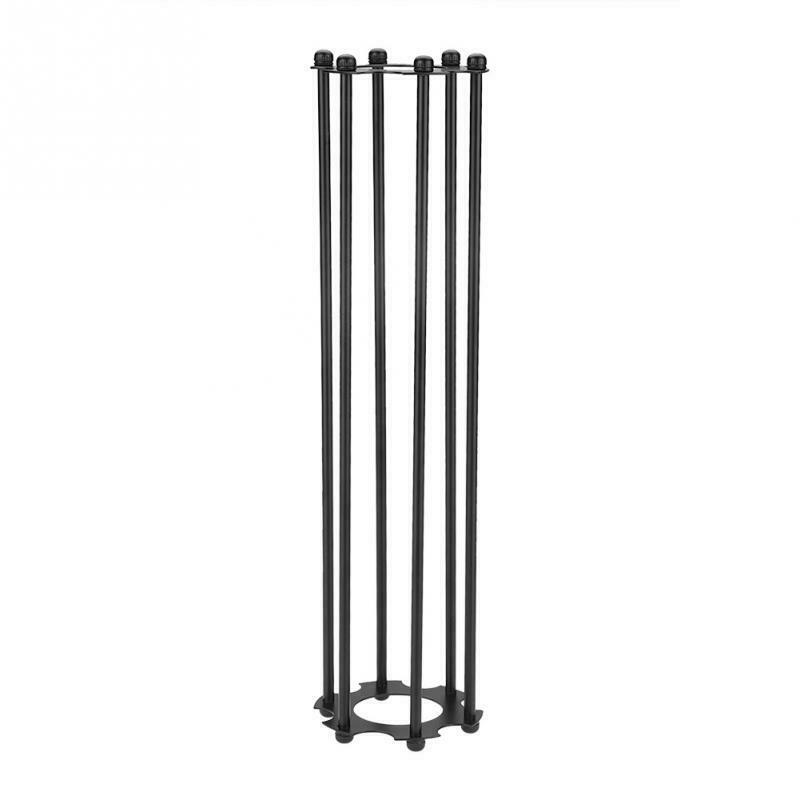 Tube Shape Black Colour Easy Fit Pendant Light Shade Metal Wire Cage