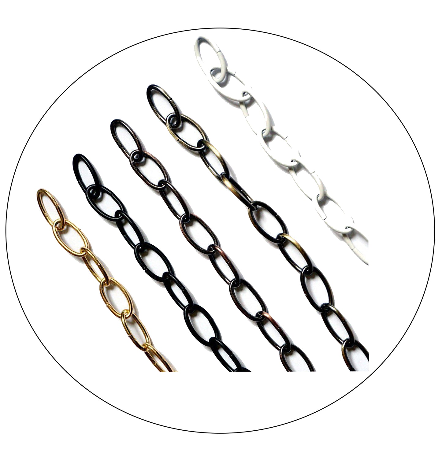 Light Chain Pendant Light Fixture Chain,32mmx17mm Hanging Chain, Pendant lights, Lamp fixtures,for light weight.