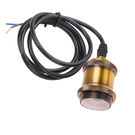 E27 Pendant Light PVC Cable Lamp Short Holder Fitting~2150