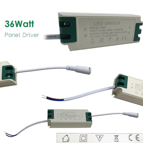High Power 900mA DC LED Ceiling Light Power Supply