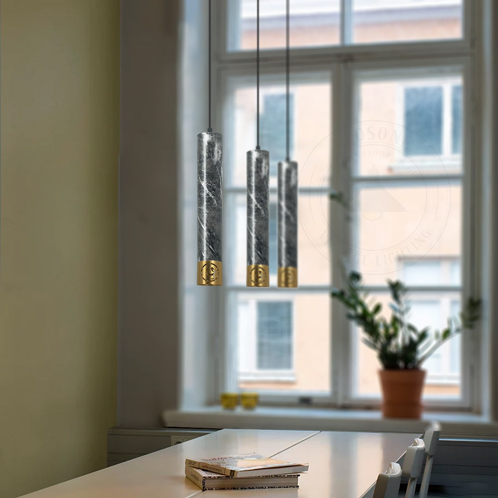 Pendant Long Tube Light Modern Cylinder Pipe Contemporary