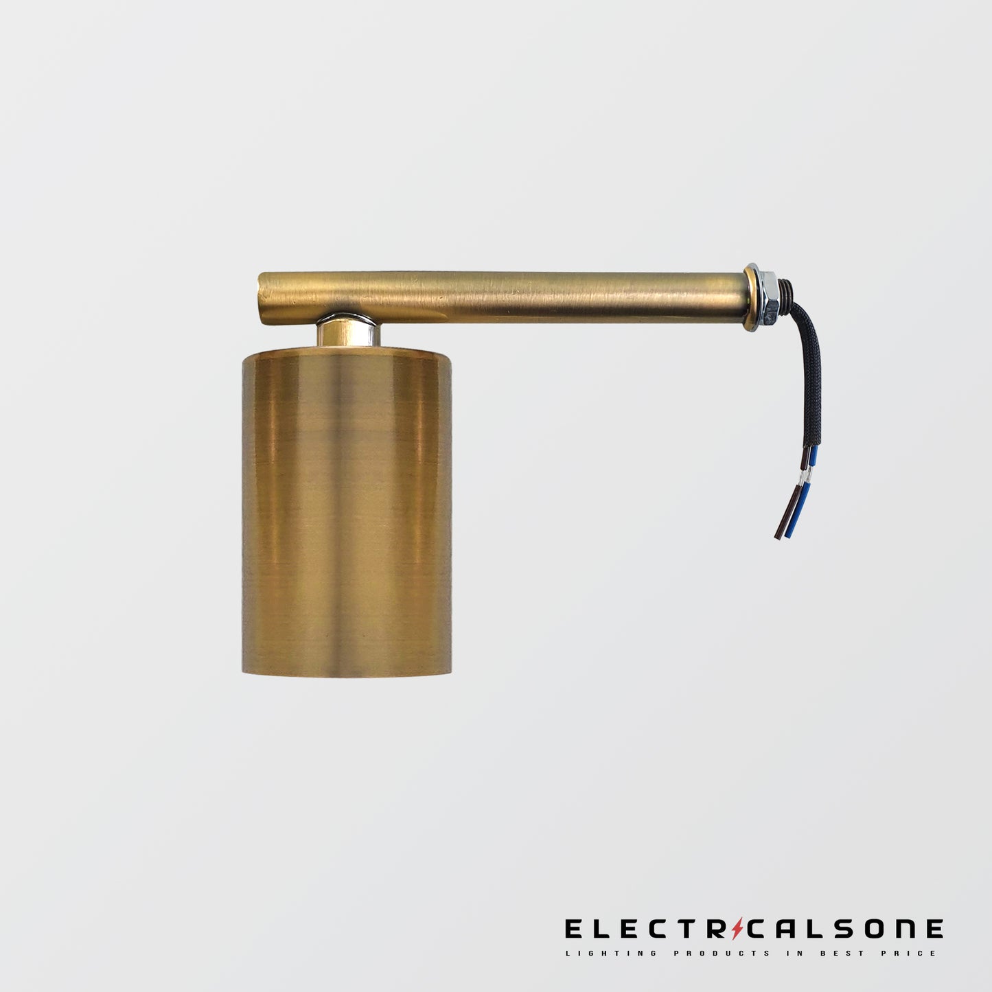 Wall Sconce Metal Short Arm Wall Lamp E27 Lamp Socket Fitting Fixture