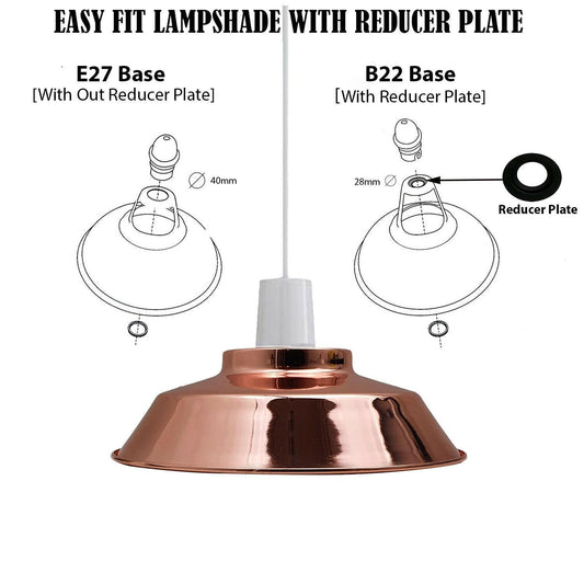 Electro Plated Metal Lampshade