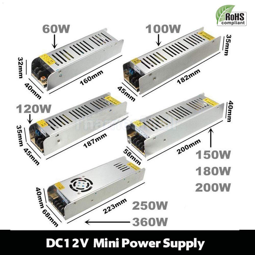 Slim LED Driver DC12V: Optimal Constant Voltage Transformer