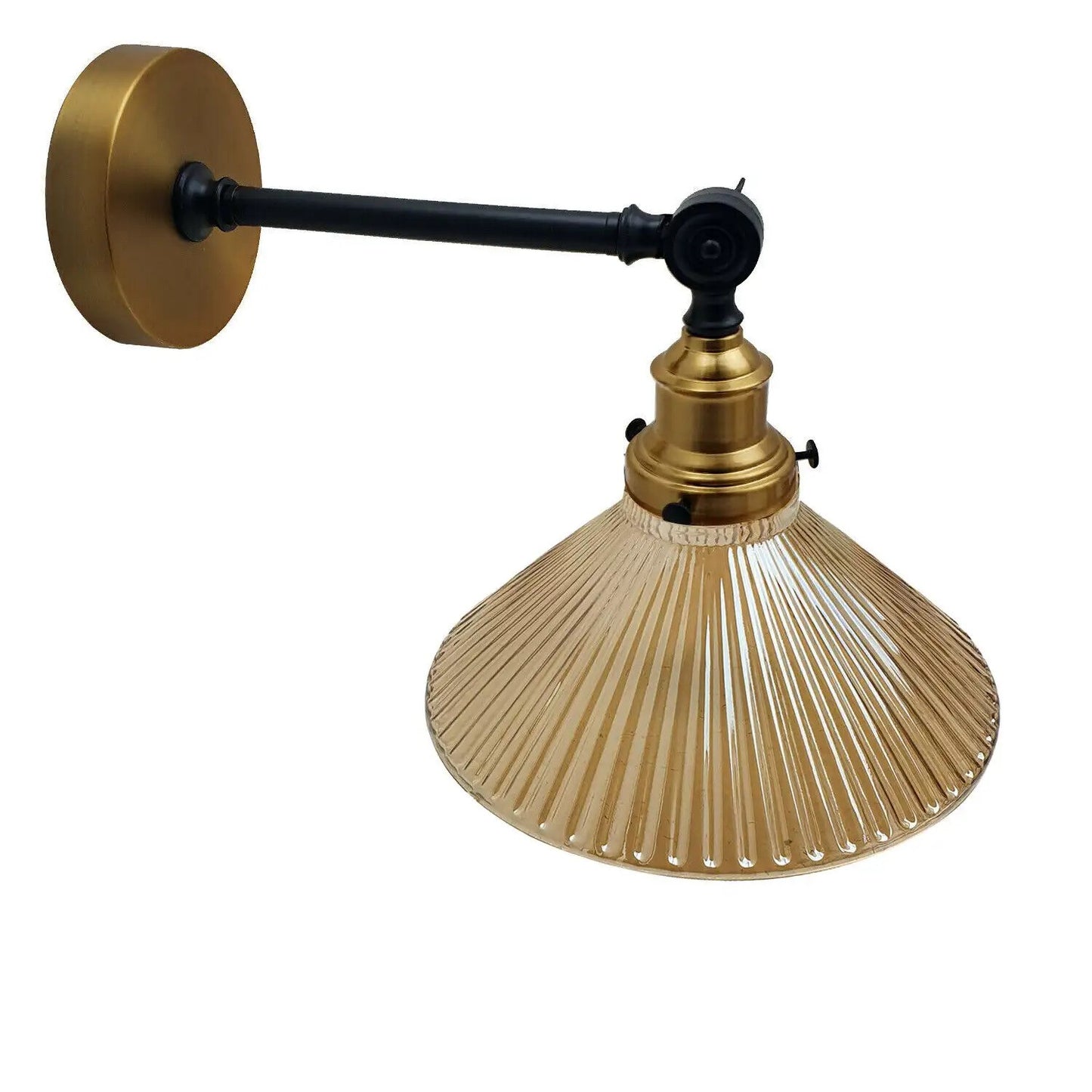 Metal Cone Shade E27 Adjustable Arm Wall Sconce Metal Wall Lights