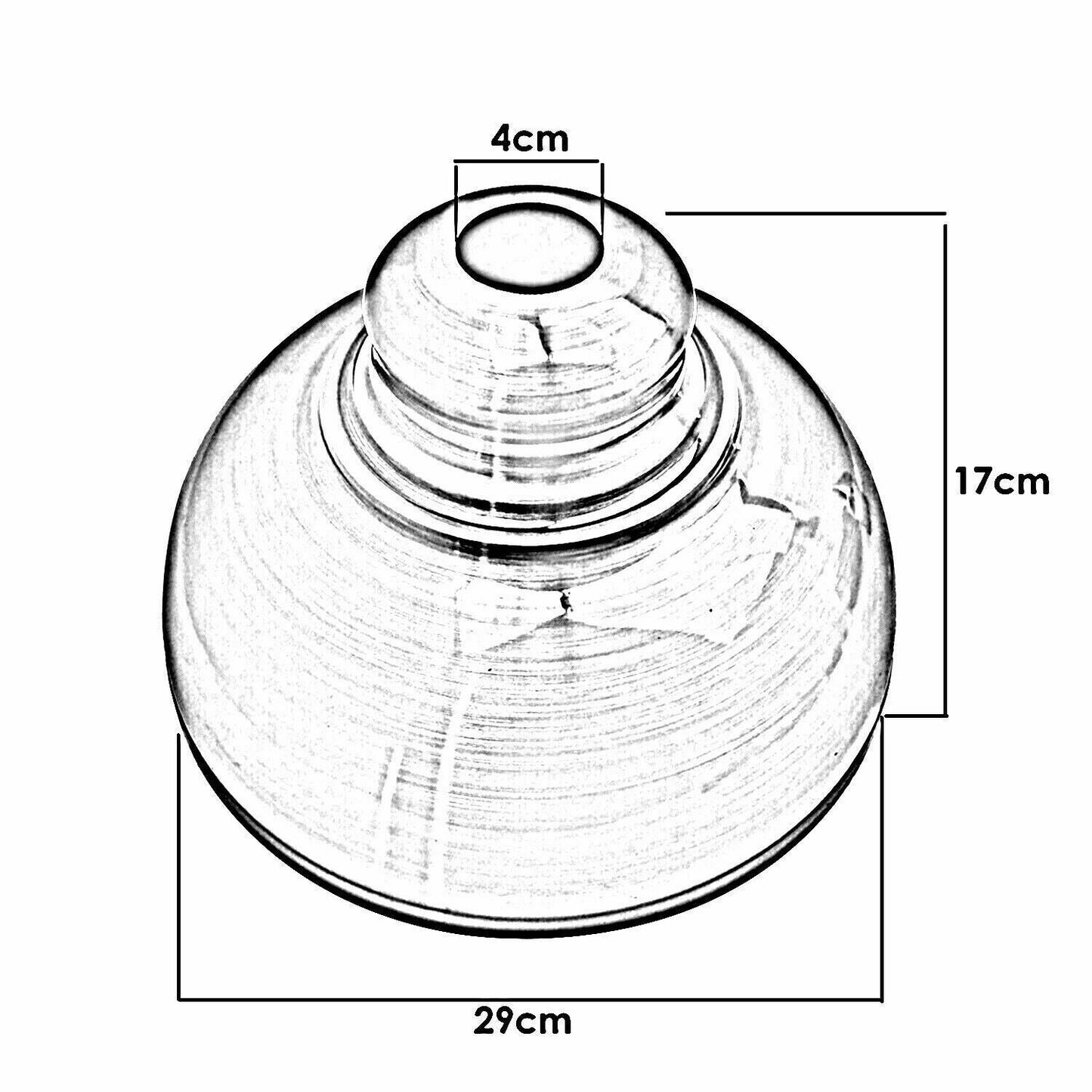 Curvy Dome Lamp Shades E27 UK Holder