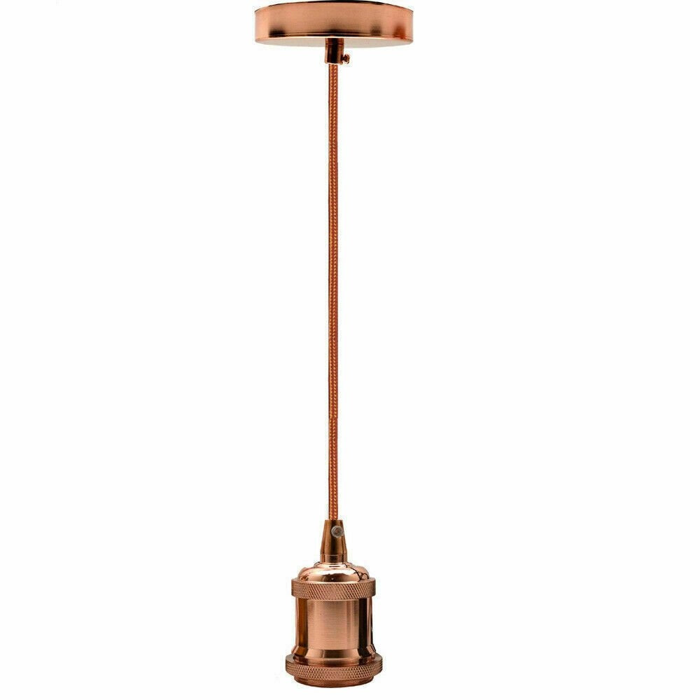 Upgrade your fitting with our stylish E27 ceiling rose and pendant holder set