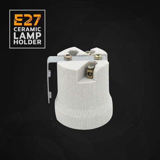 Ceramic Porcelain Edison Screw Heat Bulb Lamp Holder