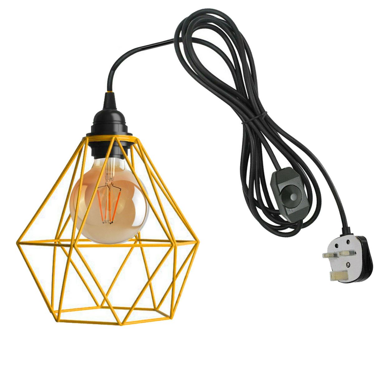 plug in ceiling light