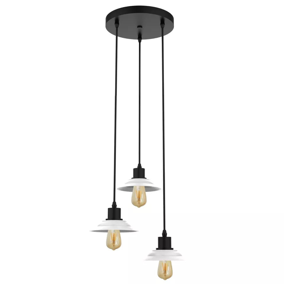 Modern ceramic light shade hanging pendant for ceiling lighting.