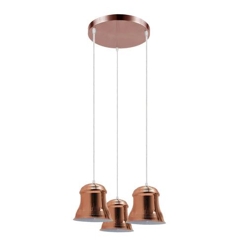 Modern Industrial 3 Light Chandelier