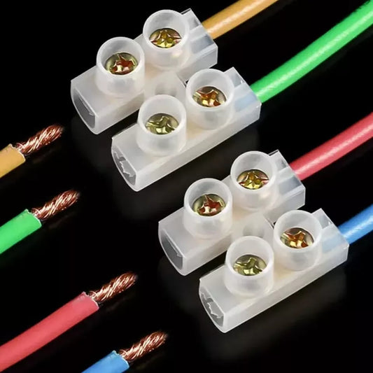 12 Way cable connector Terminal blocks white Connector Strip