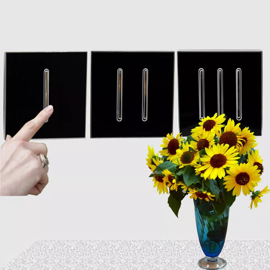 1/2/3 Gang Wall Switch Screw less Brushed Gold/Textured Cream/White Finish UK