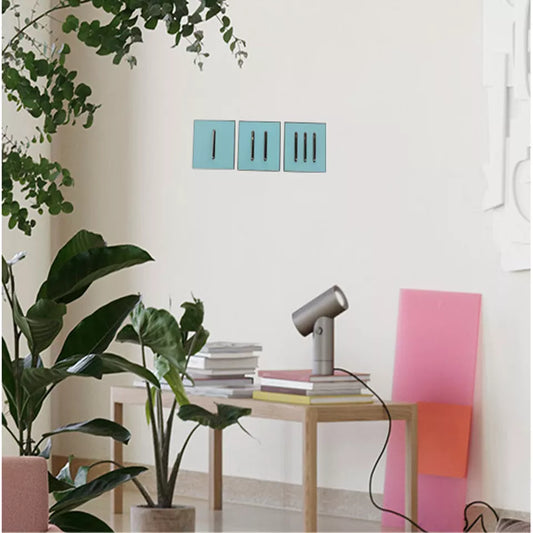 1/2/3 Gang Wall Switch Screw less Brushed Gold/Textured Cream/White Finish UK