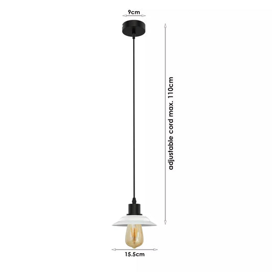 Ceramic Lamp Shade Cafe Hanging Ceiling Pendant Lighting