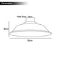Electro plating Retro Style Light Shades Bowl  Modern Ceiling Pendant Lampshades Metal Various Colors