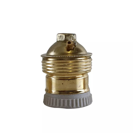 Lamp Holder E27 B22 Bayonet Plain 10mm Conduit Pipe Cap Lamp Light