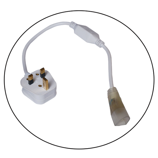 LED Neon Flex Accessories AC Power Connecor for 15 x 16mm