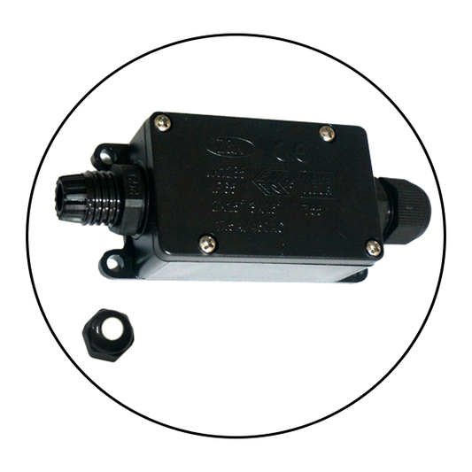 2 Way IP65 Waterproof Junction Box Underground Cable Line Protection Connector 2 Way