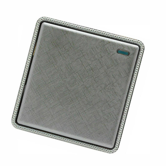 1 Gang Switch Wall Light Screw less Textured Chrome Color