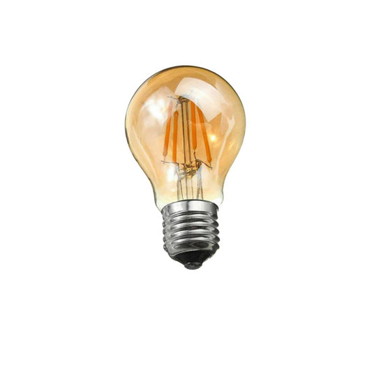 Vintage Industrial LED A60 B22 8w Warm White Amber Energy Saving Retro Lamp Bulb