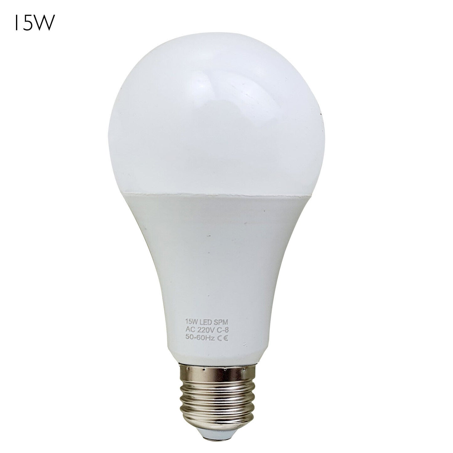 15W E27 Cool White A60 Globe LED Light Bulb Energy Saving Lamp