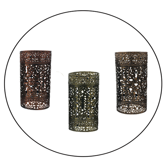 Easy Fit multi Colour Drum Lampshade Modern Metal Shade Retro Style