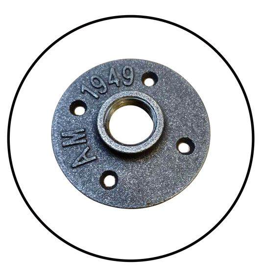 Floor Flange Iron Pipe Fittings Wall Rusty Industrial for Industrial Pipe