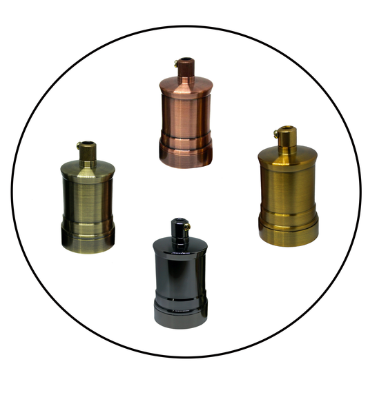 E27 Vintage Industrial Lamp Light Bulb Holder Antique Retro Edison Light fitting