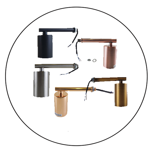 105mm Short Arm Full Thin Holder Wall Light