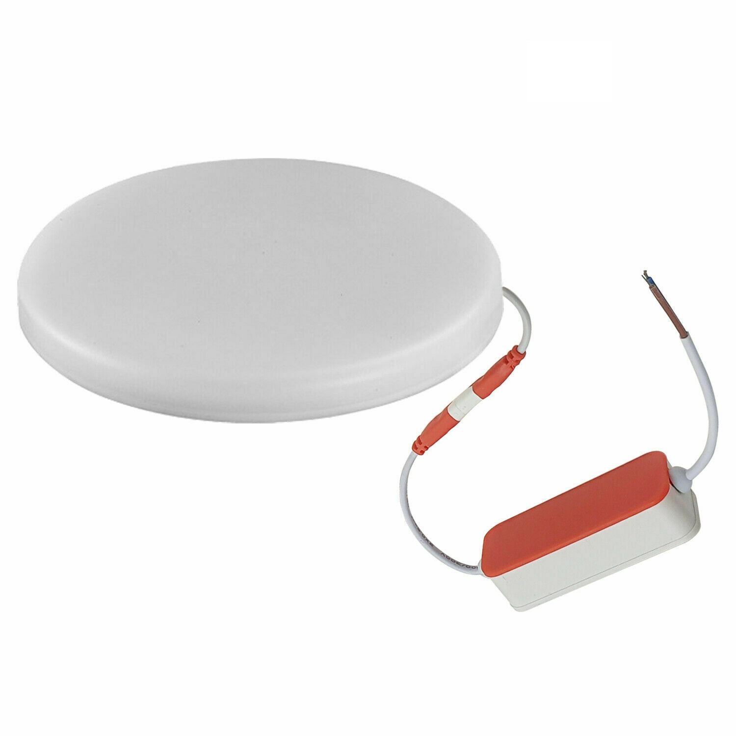 Modern LED Round Recessed Ultra slim Ceiling Flat Panel down Light Cool White Indoor Light