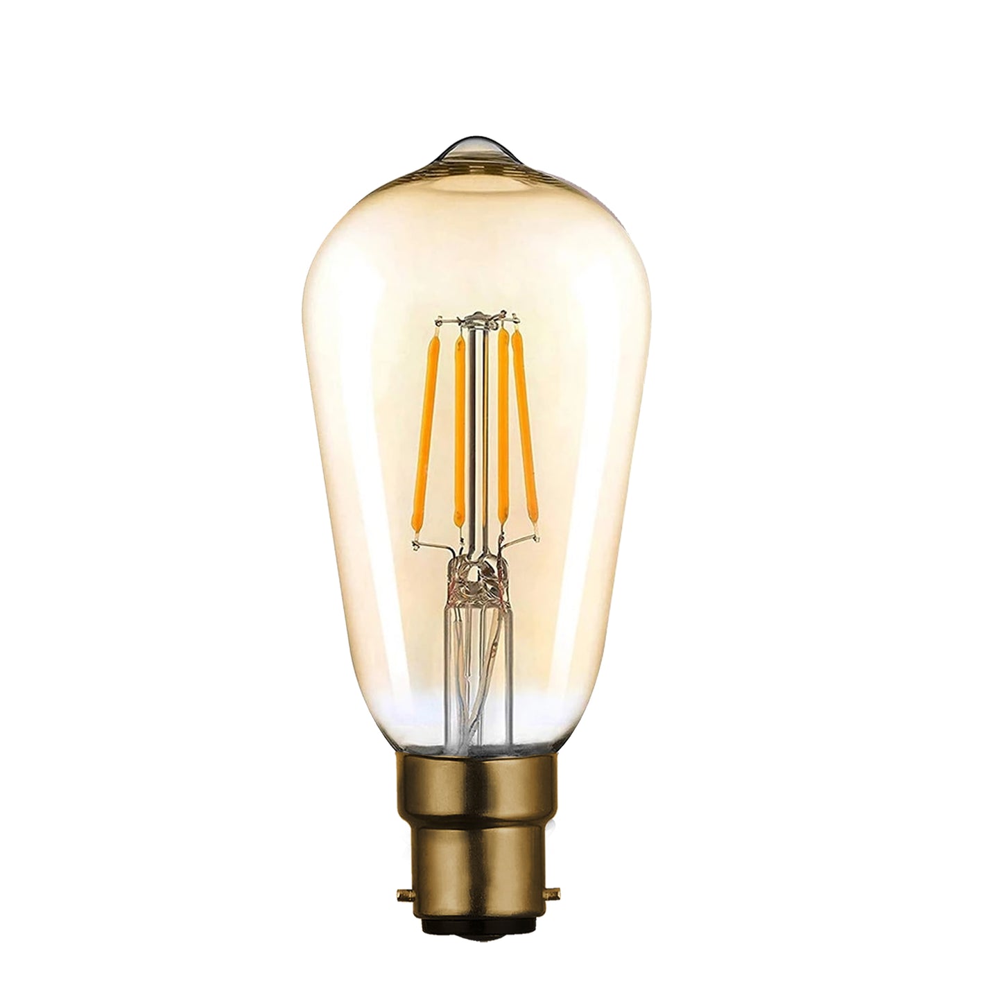 ST64 B22 4W Dimmable Retro Classic Filament LED Bulbs