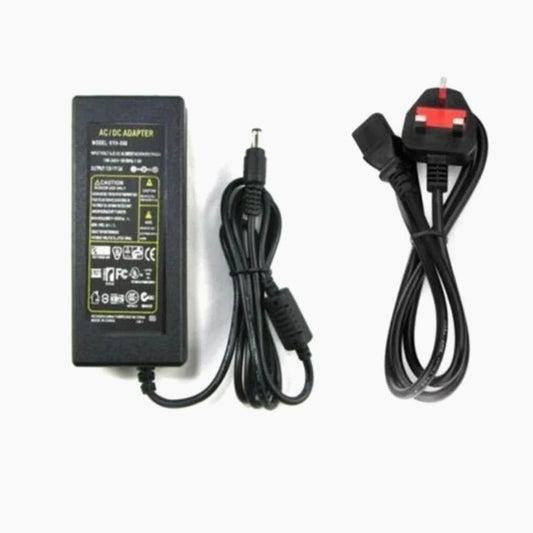 AC DC 12V 5A Power Supply Adapter Charger Transformer for 3528/5050 LED Strip