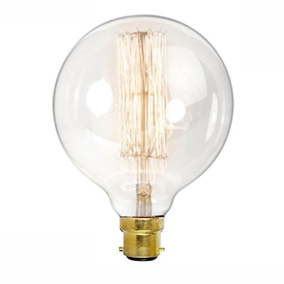 B22 G125 40W Vintage Retro Industrial Filament Bulb