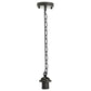 Black Metal Ceiing E27 Lamp Holder Pendant Light With Chain~1778 - electricalsone UK Ltd