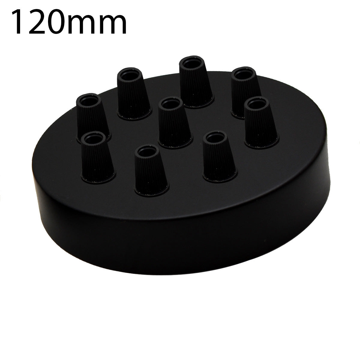 Electricalsone industrial Vintage Multi Outlet Metal side fitting Ceiling Rose 120x25mm