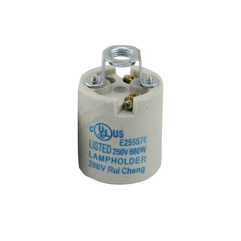 Ceramic Porcelain Edison Screw Heat Bulb Lamp Holder