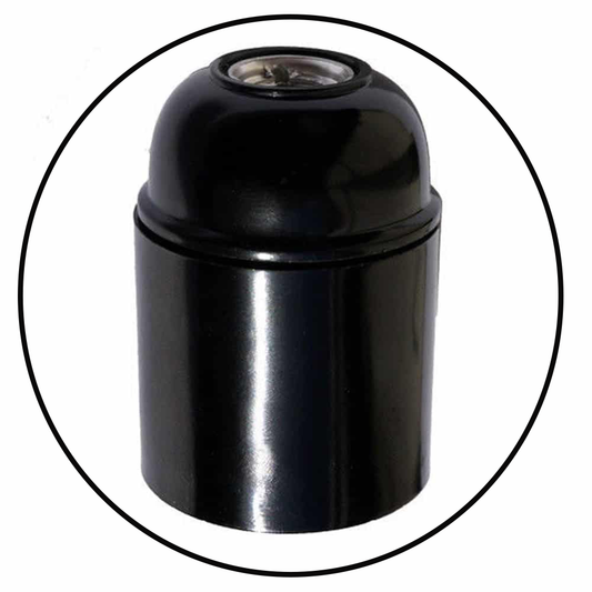 Screw E27 Plain Light Bakelite Lamp Holder