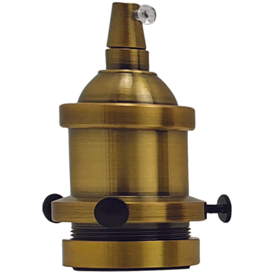 ES E27 Batten Lamp Bulb Holder With Plain Skirt Ideal for Vintage Edison